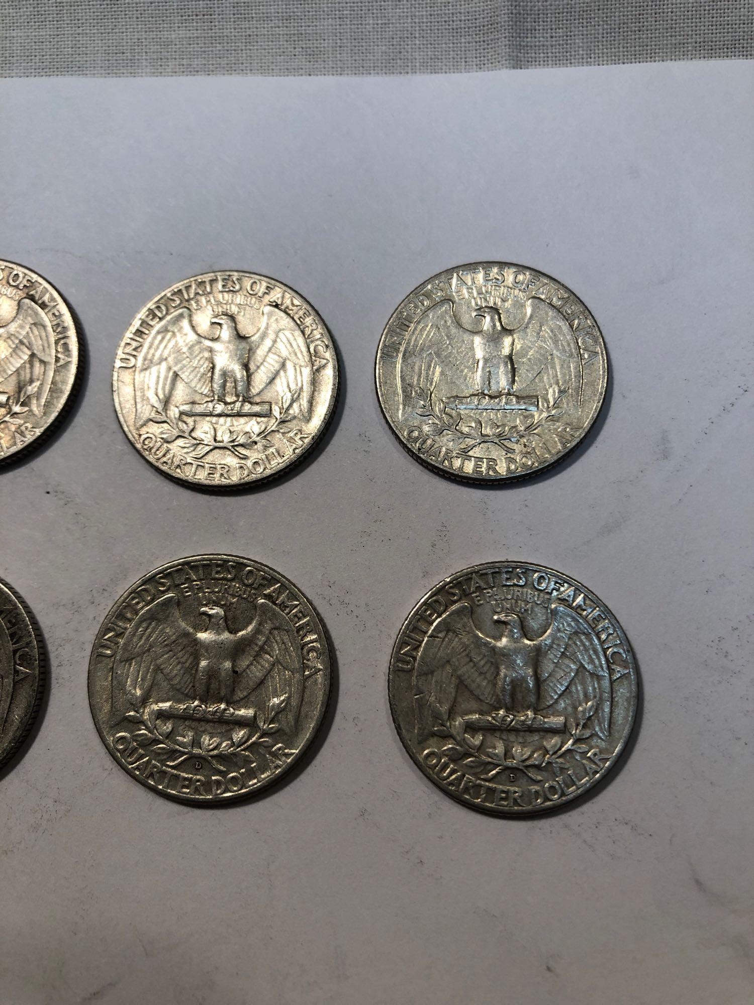 8 Silver Quarters
