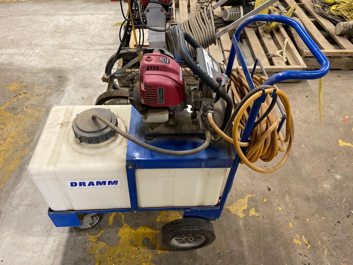 Honda powered Dramm sprayer