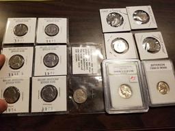 Lot of Jefferson nickels