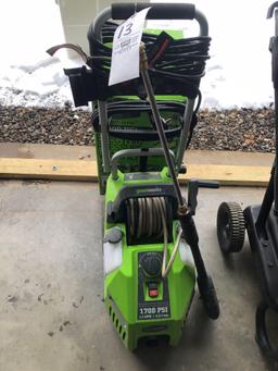 Green Works 1700 Psi electric power washer