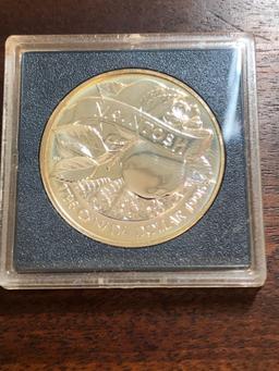 1996 silver Canadian dollar coin McIntosh