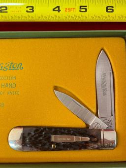 Remington Ranch Hand silver bullet pocket knife #R103SB. Limited edition #0264/2500. Original box.