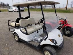 Yamaha elec. golf cart, with charger, 4 seater, needs batteries, 48volt, runs good