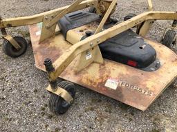 Land pride 72 inch three-point finish mower. With PTO shaft.