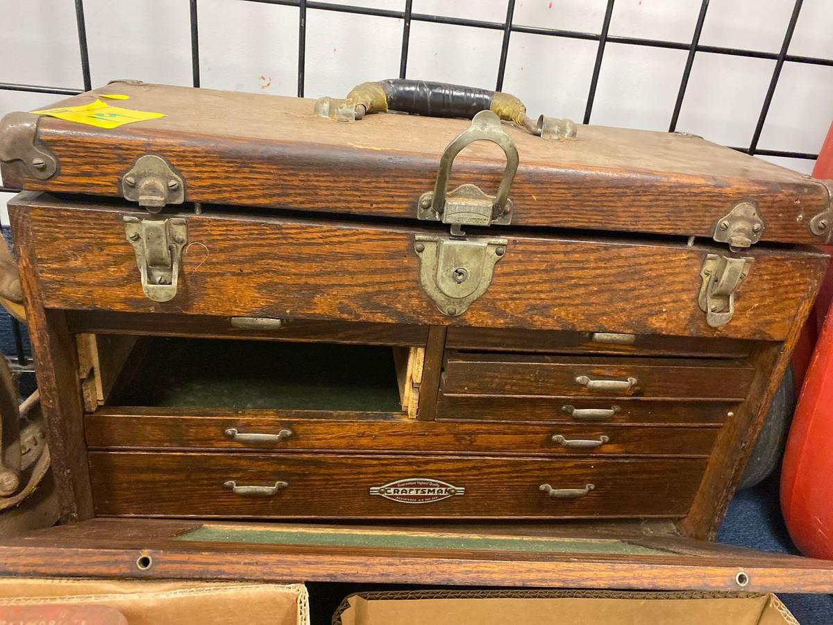 Craftsman wood toolbox