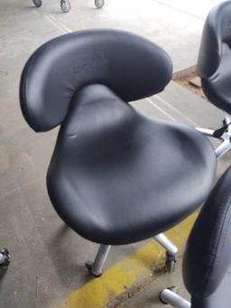 2 Continuum Rolling Pedicure Technician Chairs