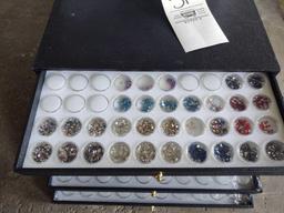 Box of Mostly Swarovski Nail Crystals, some additional brands, Toe Rope