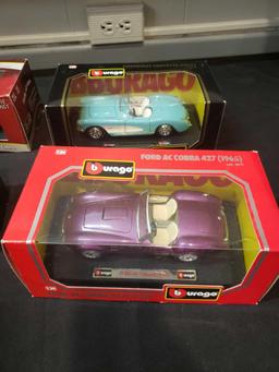 Diecast cars (Revell, Burago)