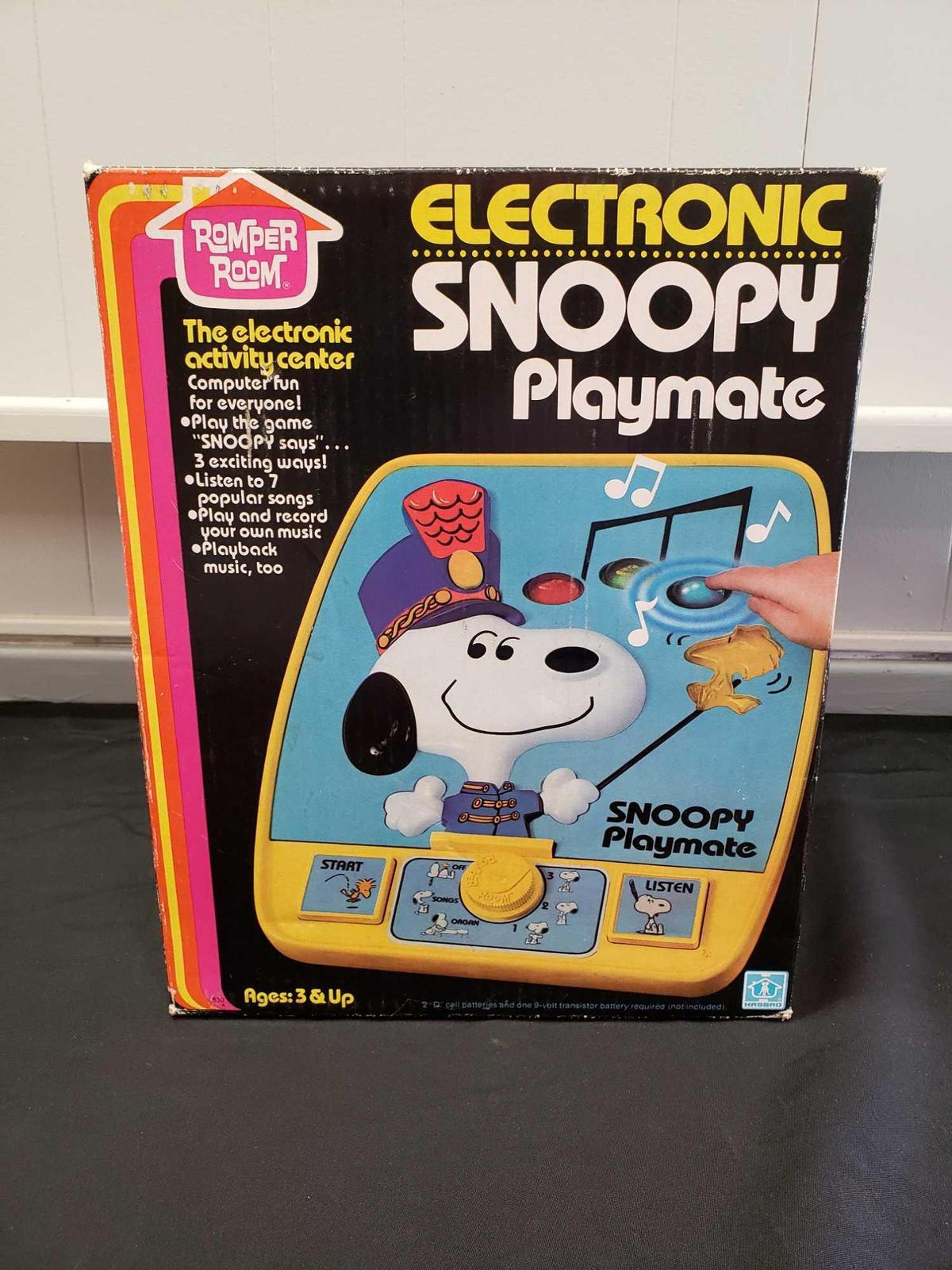 Electronic Snoopy Playmate Romper Room the electric activity center (factory sealed)