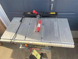 Craftsman 10 inch table saw