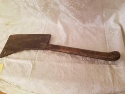 Large antique cleaver