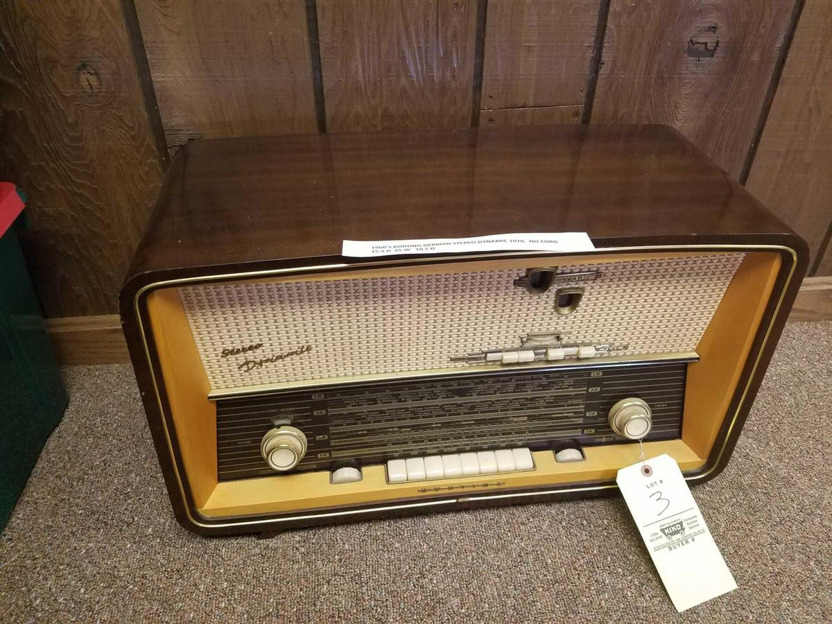 1960s Korting German stereo dynamic 1070 (no cord)