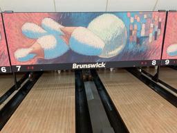 (8) Brunswick Double Sided Lane Screens