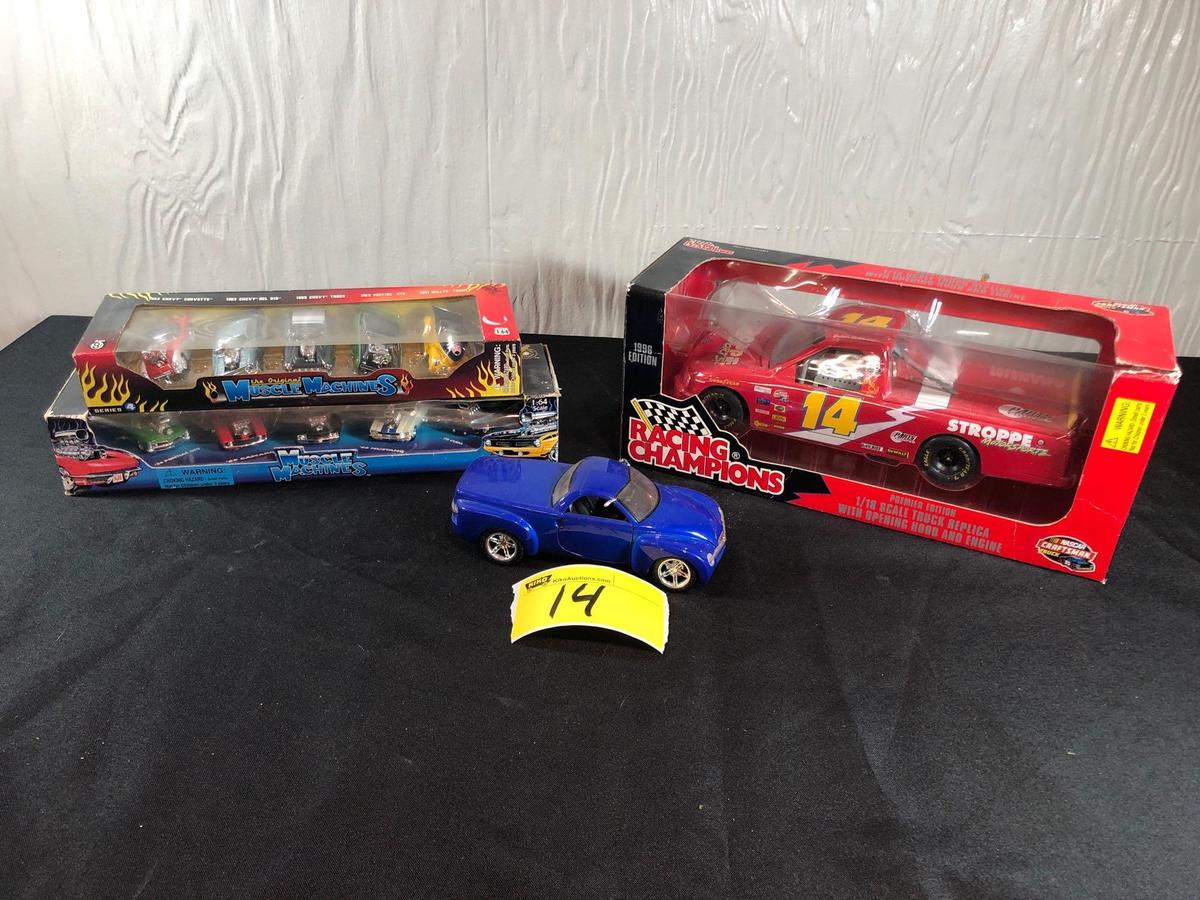 Racing Champions 1/18 Craftsman Truck, Muscle Machines Die-Cast Cars