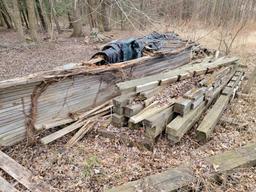 Old 6x6in Posts, Rotted Trusses