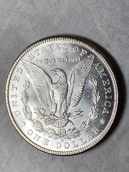 1888-S Morgan dollar, AU.