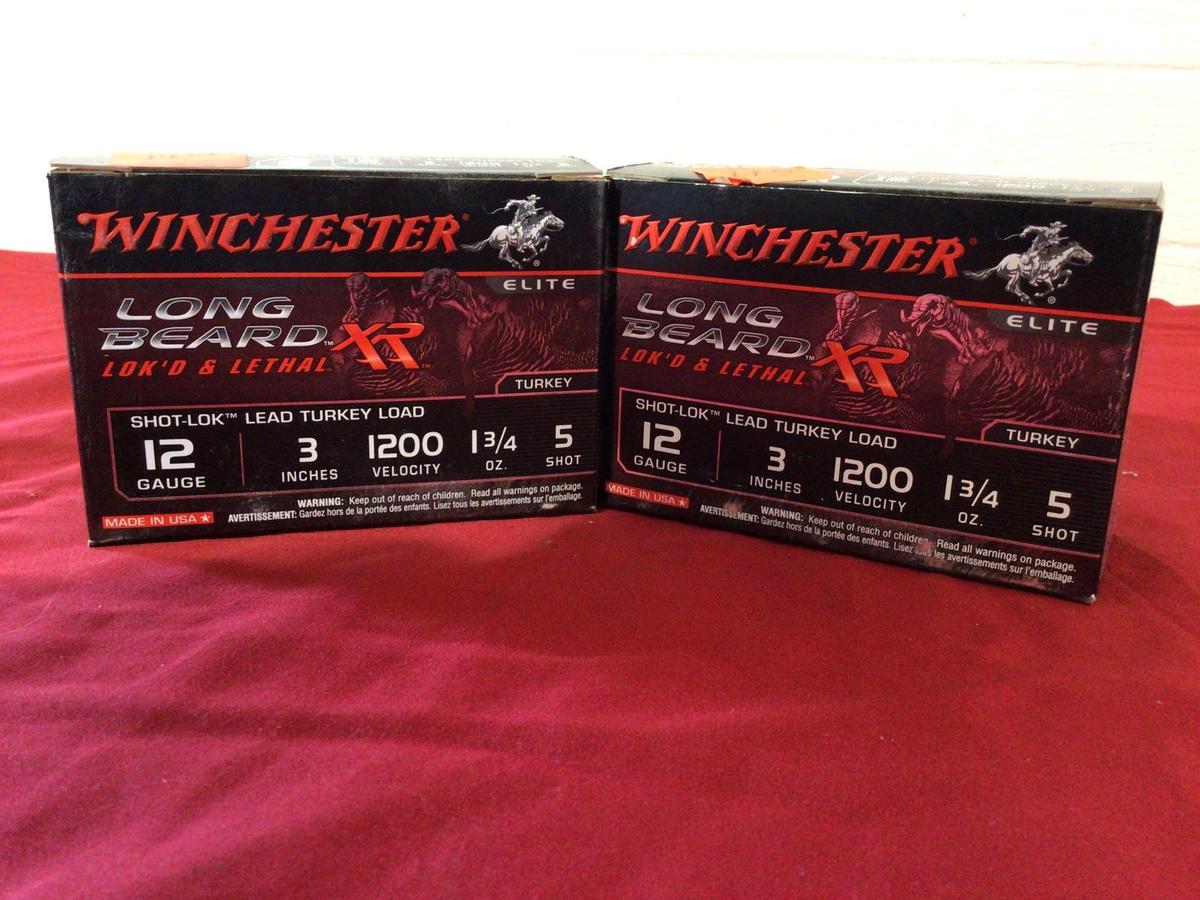 2 boxes of Winchester Long Beard XR 3" turkey loads.