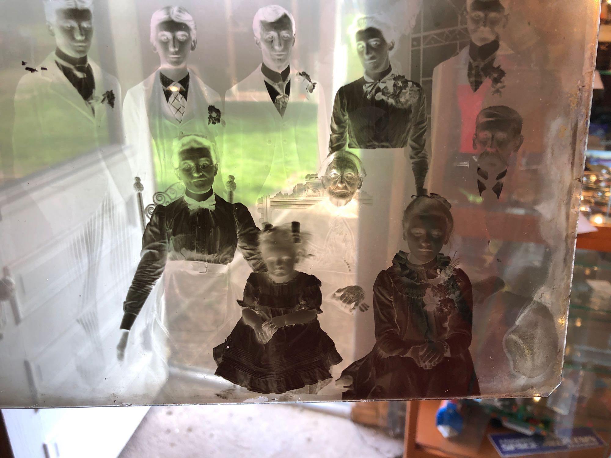 Early Glass Photo Negatives