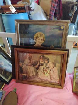 Assorted Framed Victorian Prints