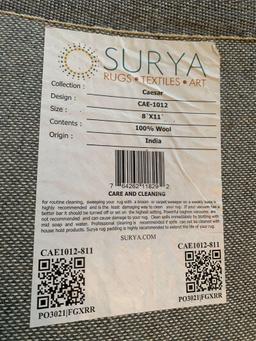 Surya area rug Ceasar collection 8' x 11'