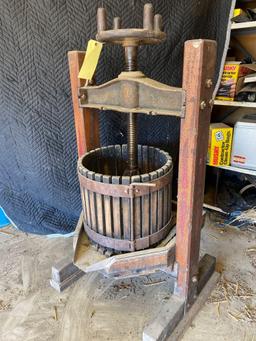 Wine press