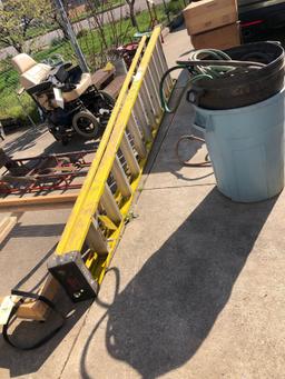 Wesco fiber glass folding ladder