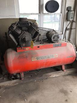 DeVilbiss model 445 horz shop compressor