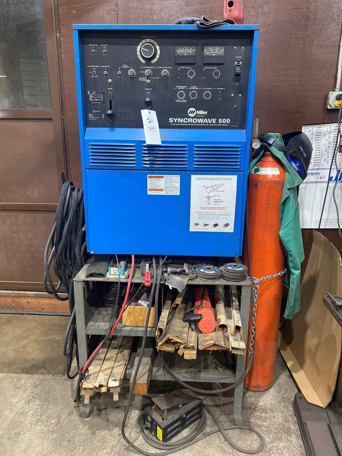 Miller synchrowave tig welder 500 AC/DC