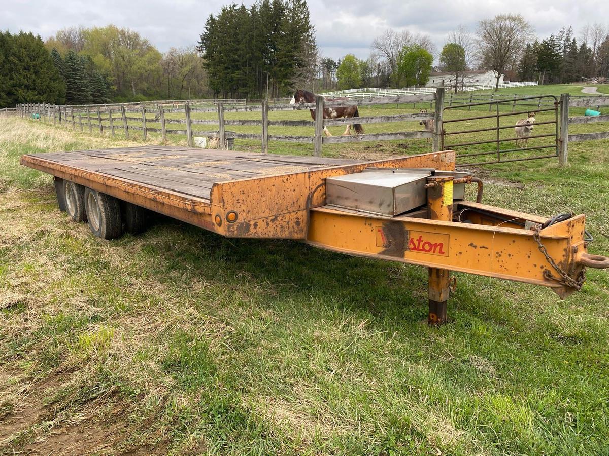 Winston pintle hitch 24ft tandem dual trailer