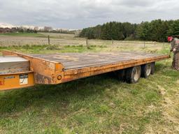 Winston pintle hitch 24ft tandem dual trailer