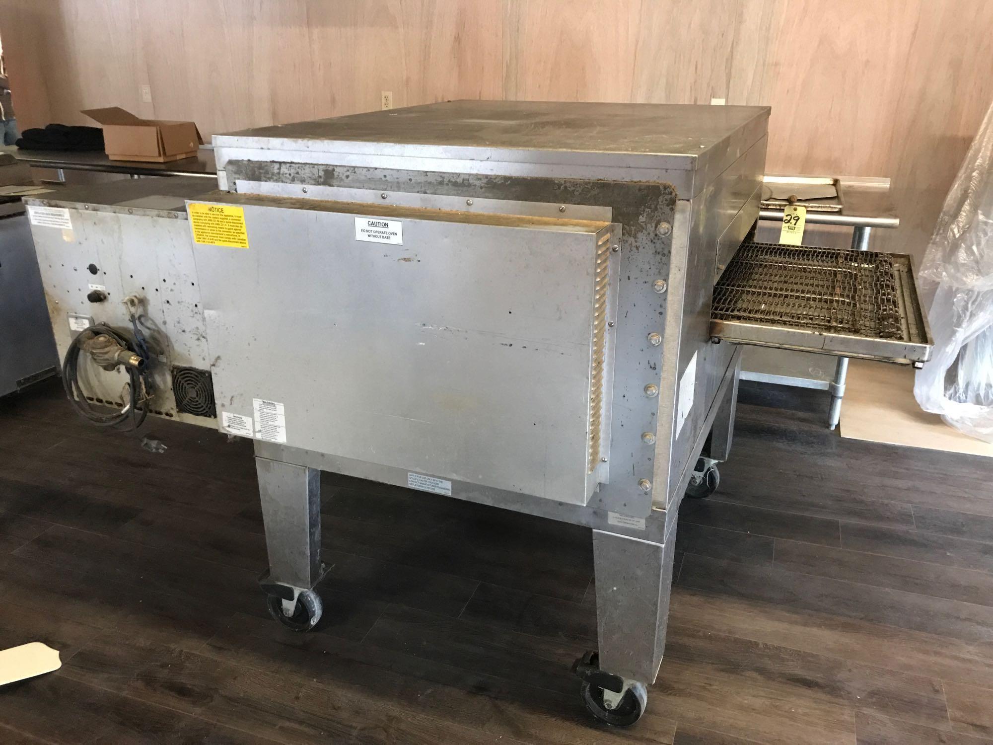 Lincoln Impinger Conveyor Pizza Oven on Rolling Base