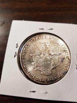 1990 American Eagle silver dollar