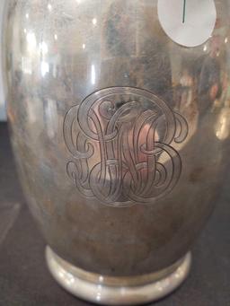 Monogrammed Sterling Silver 6.25 Pint Pitcher