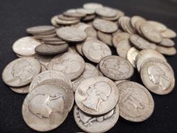 Assorted Washington Silver Quarters