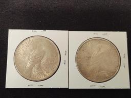 Peace Dollars 1922, '23s, '25, '34d