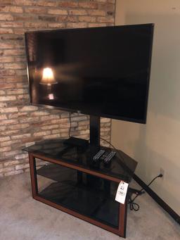 LG Flat-screen with Modern Stand