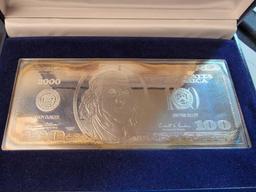 4 Troy Oz. $100 Silver Certificate