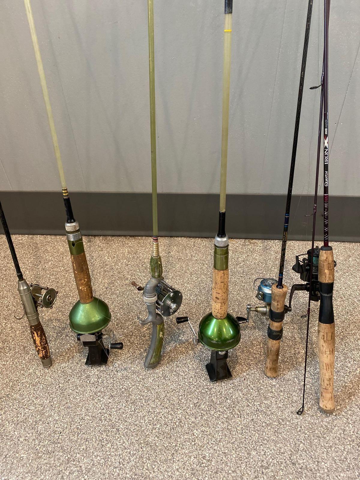 (6) Rods w/ reels.