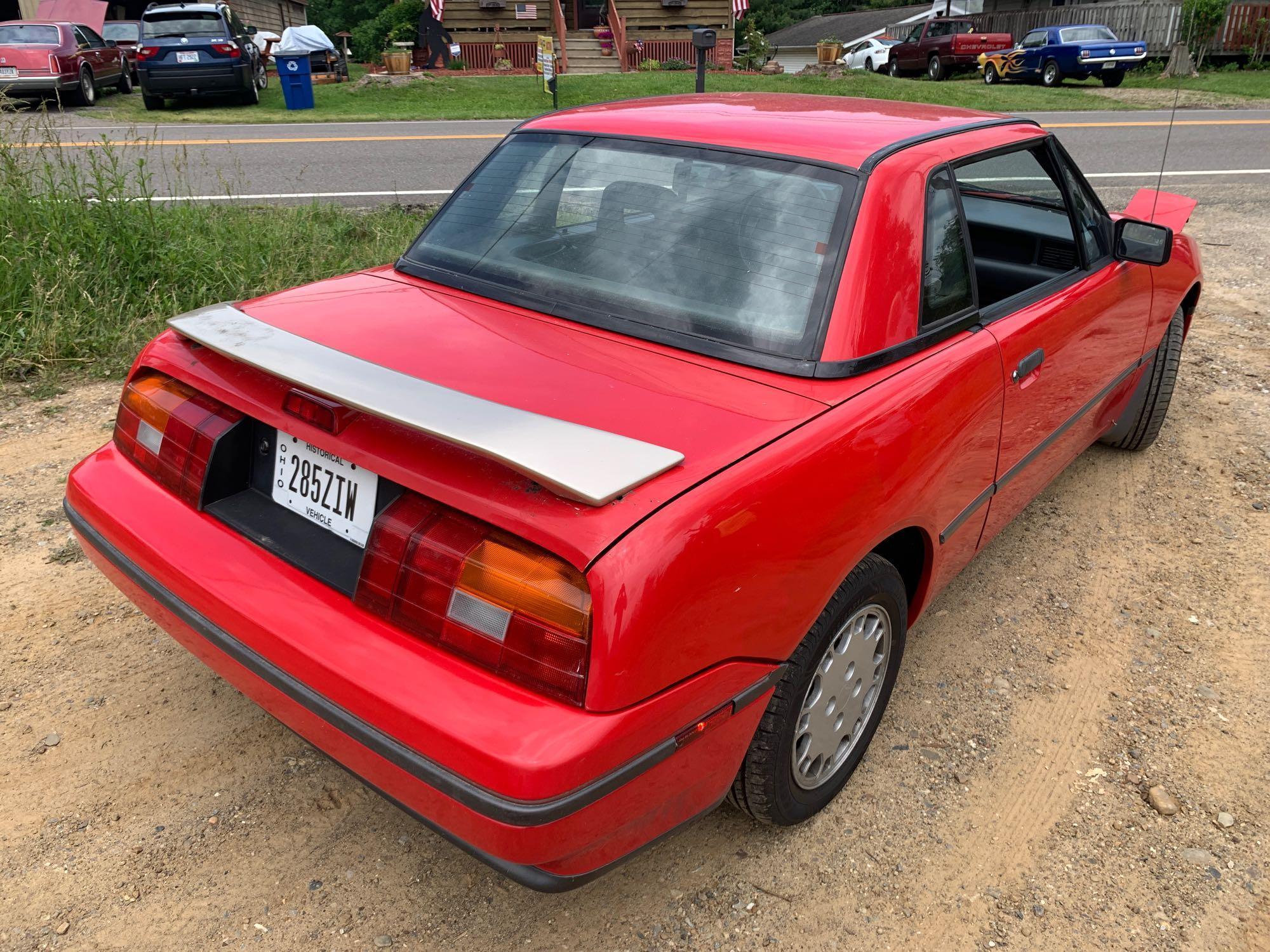 1991 Mercury Capri MR2 Turbo Convertible w/ Hard Top