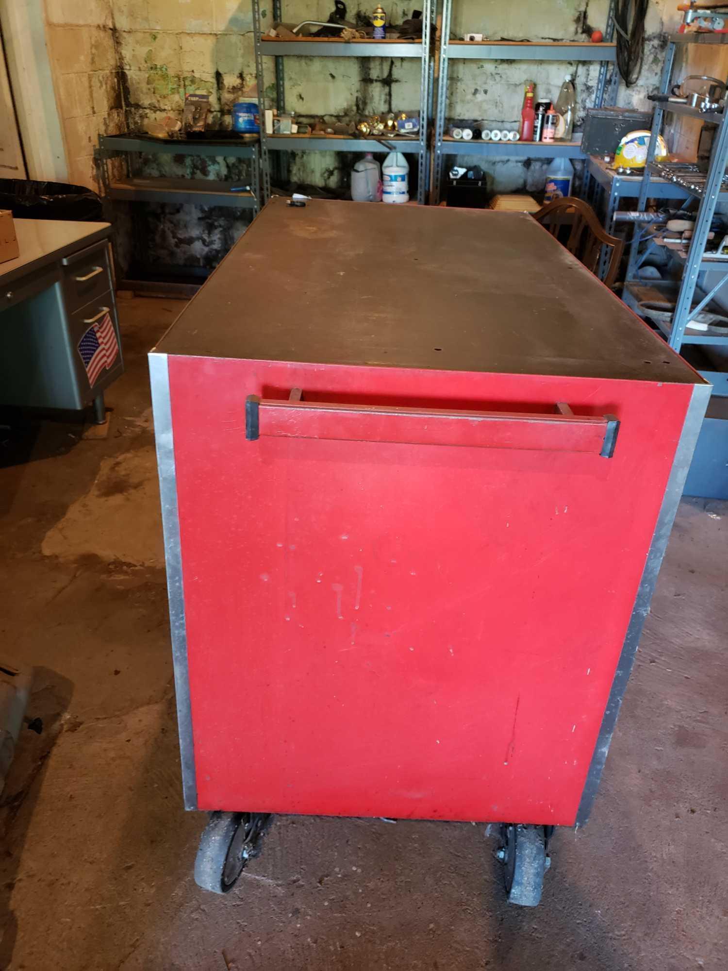 Snap-On toolbox on casters