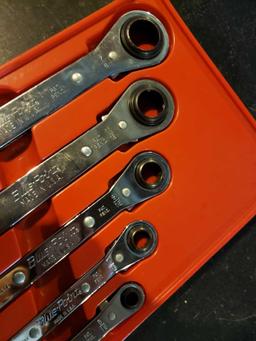 Blue Point double-sided ratchet wrenches 1/4 to 7/8