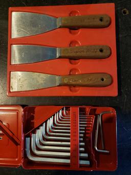 Snap-On Allen wrench set and putty knives