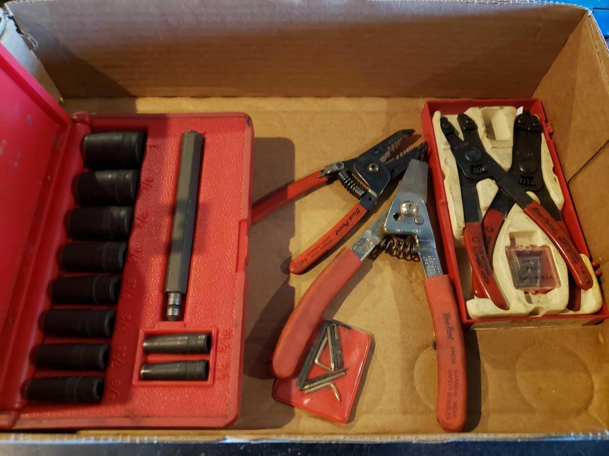 Blue Point snap ring pliers and punch set