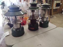 3 Coleman Lanterns