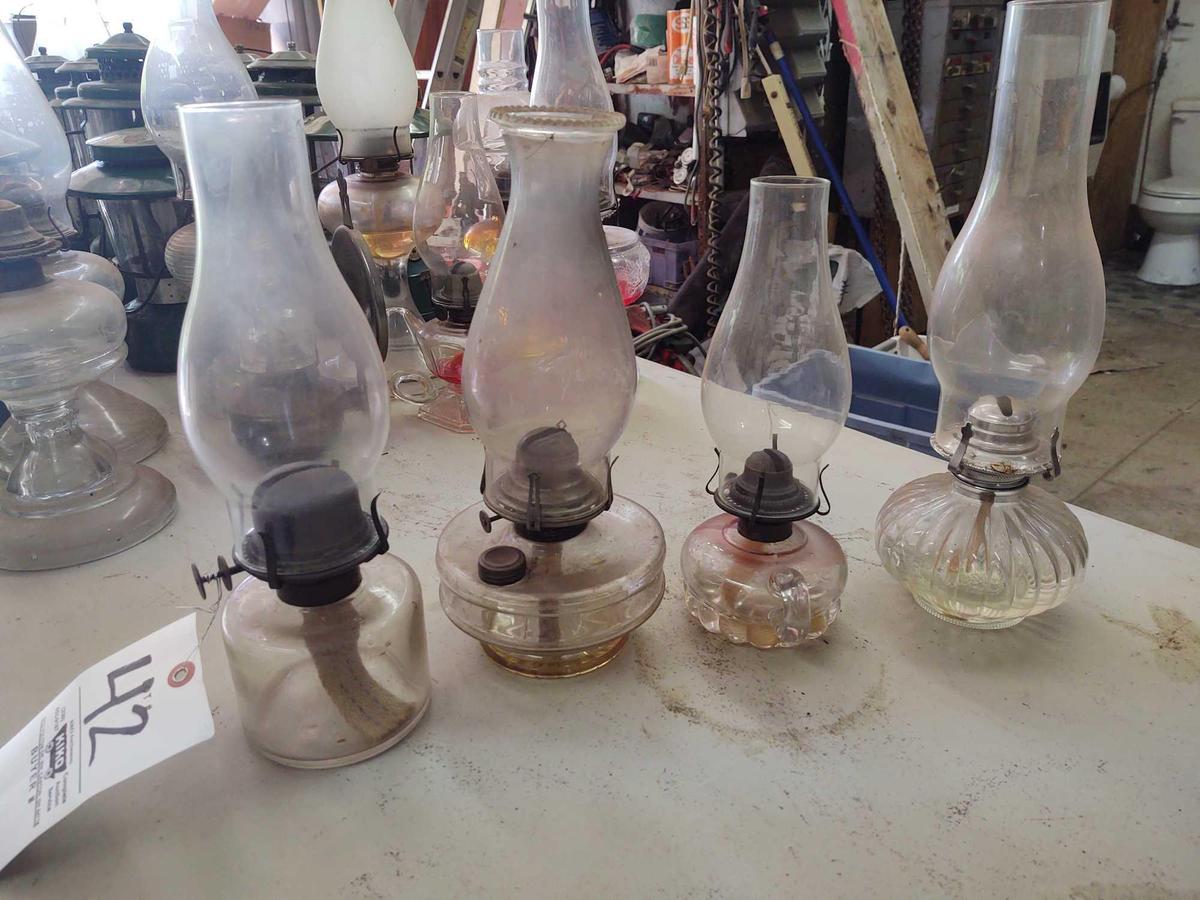 4 Oil Lamps