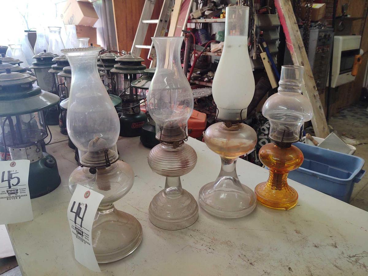 4 Oil Lamps