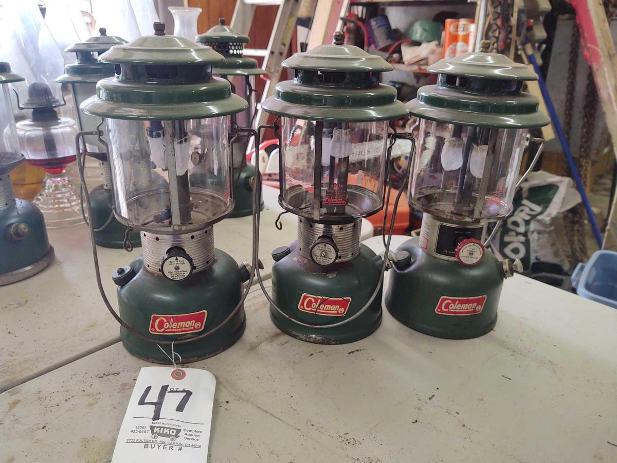 3 Coleman Lanterns