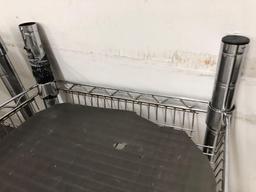 (2) NSF Wire Rack Carts