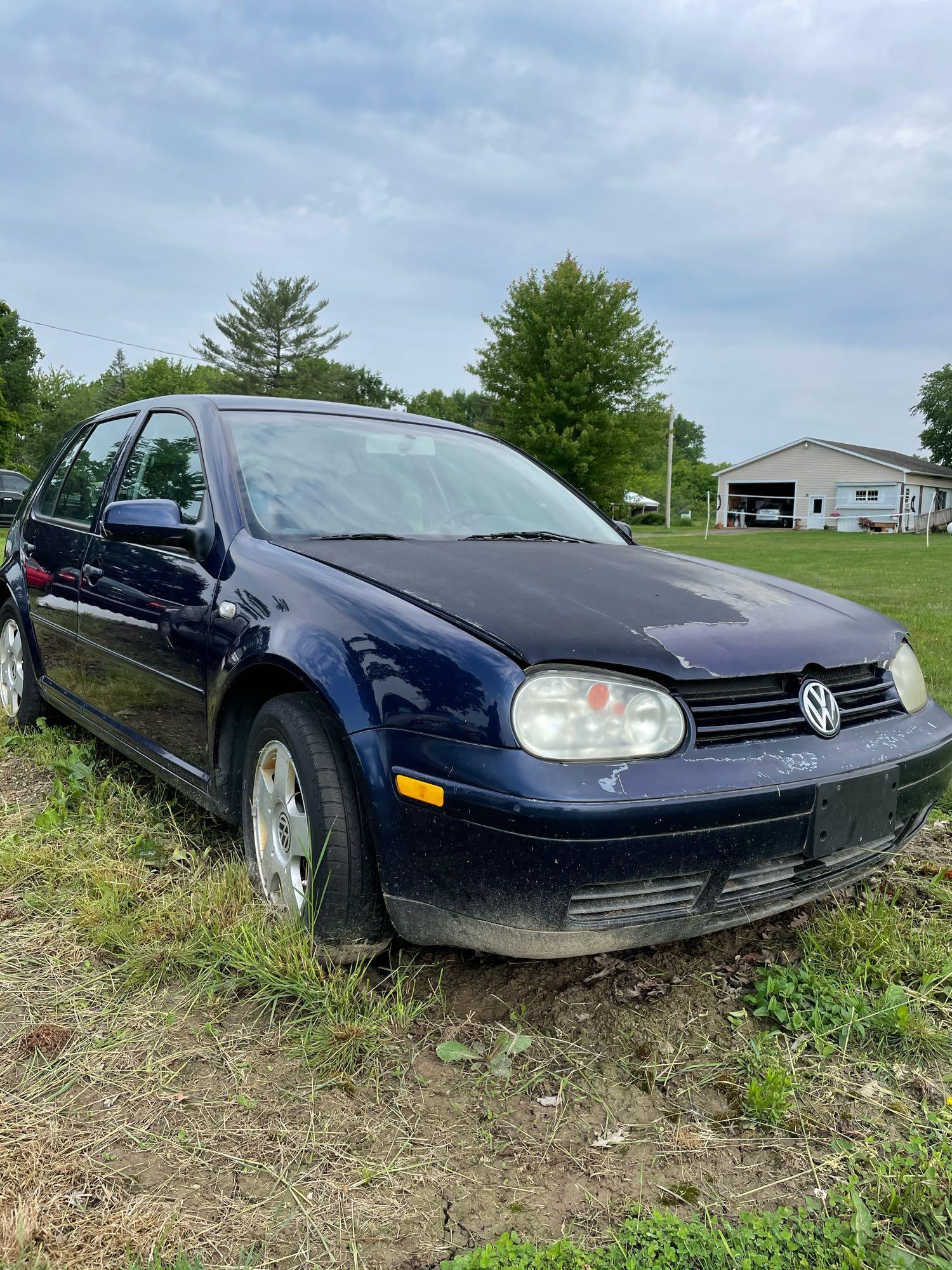 2002 Volkswagen Golf 2.0, Gas, Auto, Not Running, Miles Unknown