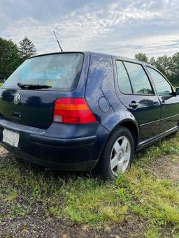 2002 Volkswagen Golf 2.0, Gas, Auto, Not Running, Miles Unknown